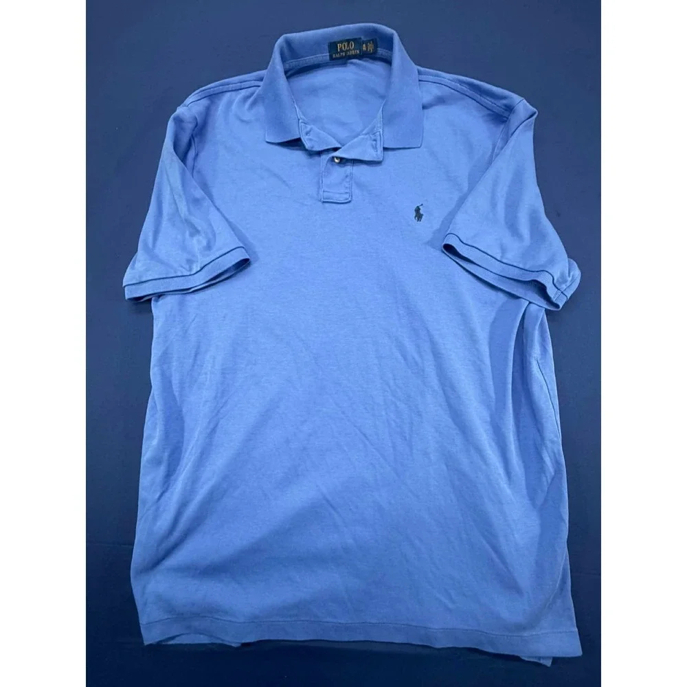 Polo Ralph Lauren Polo Shirt Classic Shirt Blue‎ Small Pony XL
